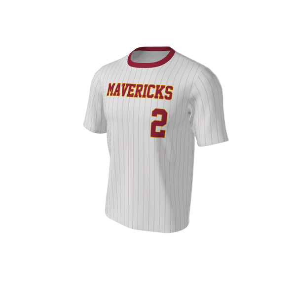 Adult Classic Pinstripe Baseball Jersey - Crew Neck. (x 1)