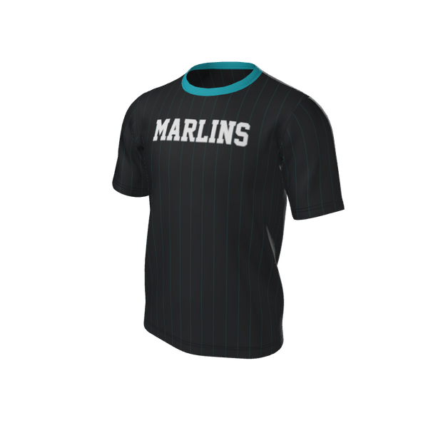 Youth Classic Pinstripe Baseball Jersey - Crew Neck. (x 1)