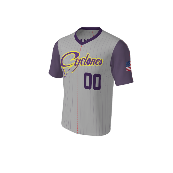 Adult Arizona Pinstripe Baseball Jersey - V Neck. (x 24)