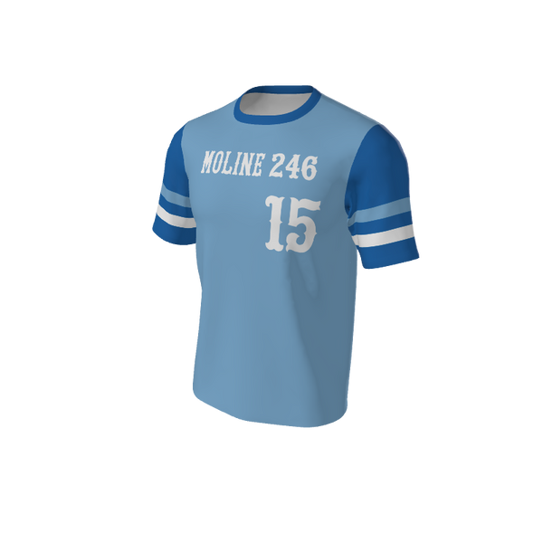 Adult Bomber Baseball Jersey - Crew Neck. (x 1)