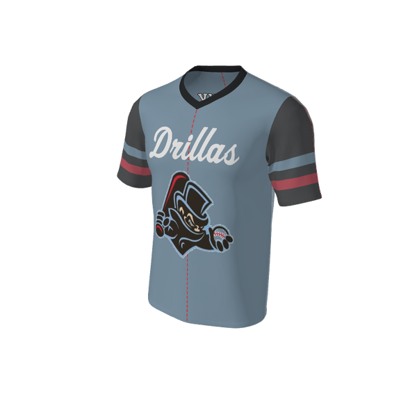 Adult Bomber Baseball Jersey - V Neck. (x 1)