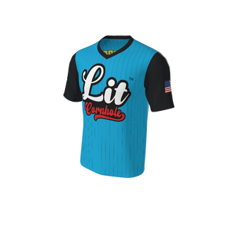 Adult Arizona Pinstripe Baseball Jersey - V Neck. (x 1)