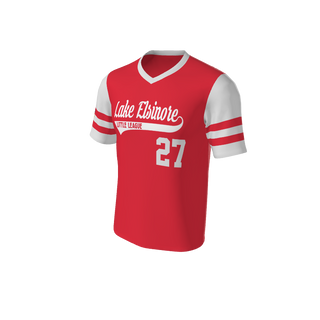 Adult Bomber Baseball Jersey - V Neck. (x 5)