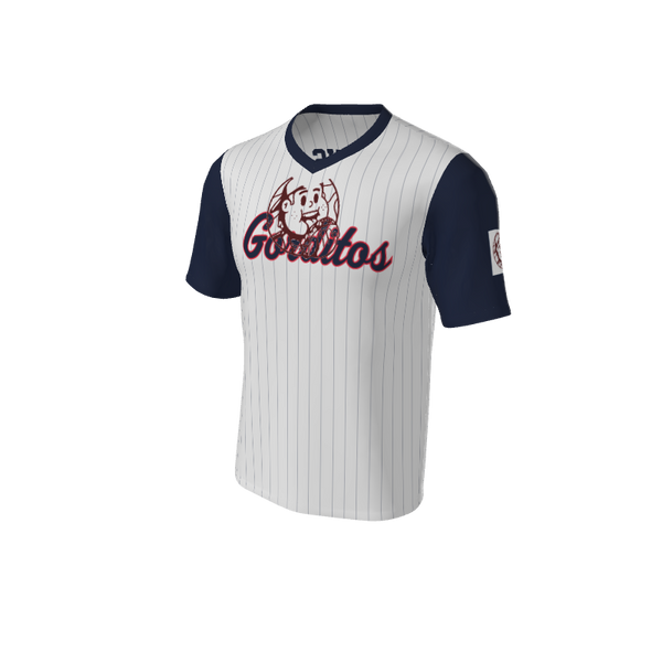Adult Arizona Pinstripe Baseball Jersey - V Neck. (x 1)