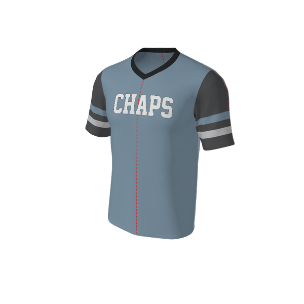 Adult Bomber Baseball Jersey - V Neck. (x 1)