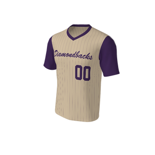 Adult Arizona Pinstripe Baseball Jersey - V Neck. (x 1)