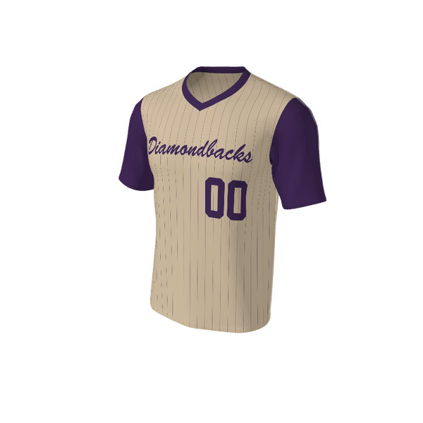 Adult Arizona Pinstripe Baseball Jersey - V Neck. (x 1)
