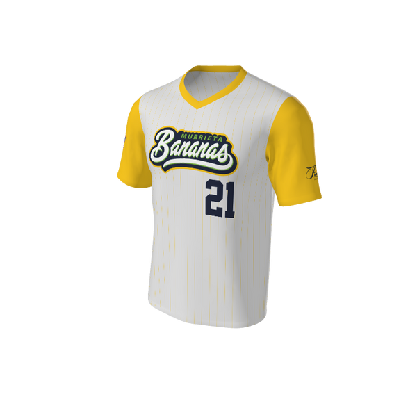 Adult Arizona Pinstripe Baseball Jersey - V Neck. (x 1)