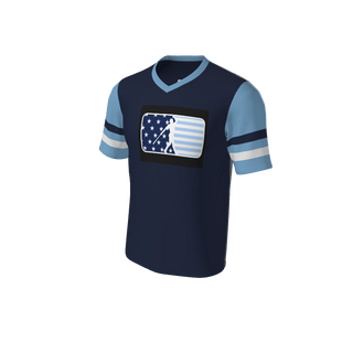 Adult Bomber Baseball Jersey - V Neck. (x 7)