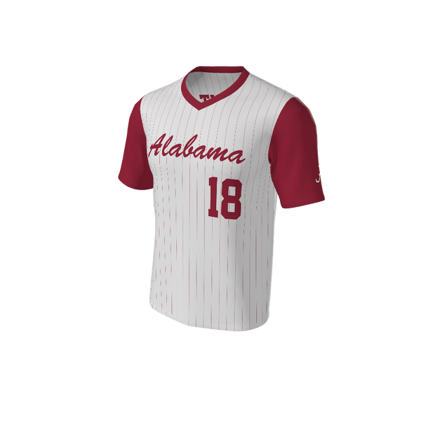 Adult Arizona Pinstripe Baseball Jersey - V Neck. (x 1)